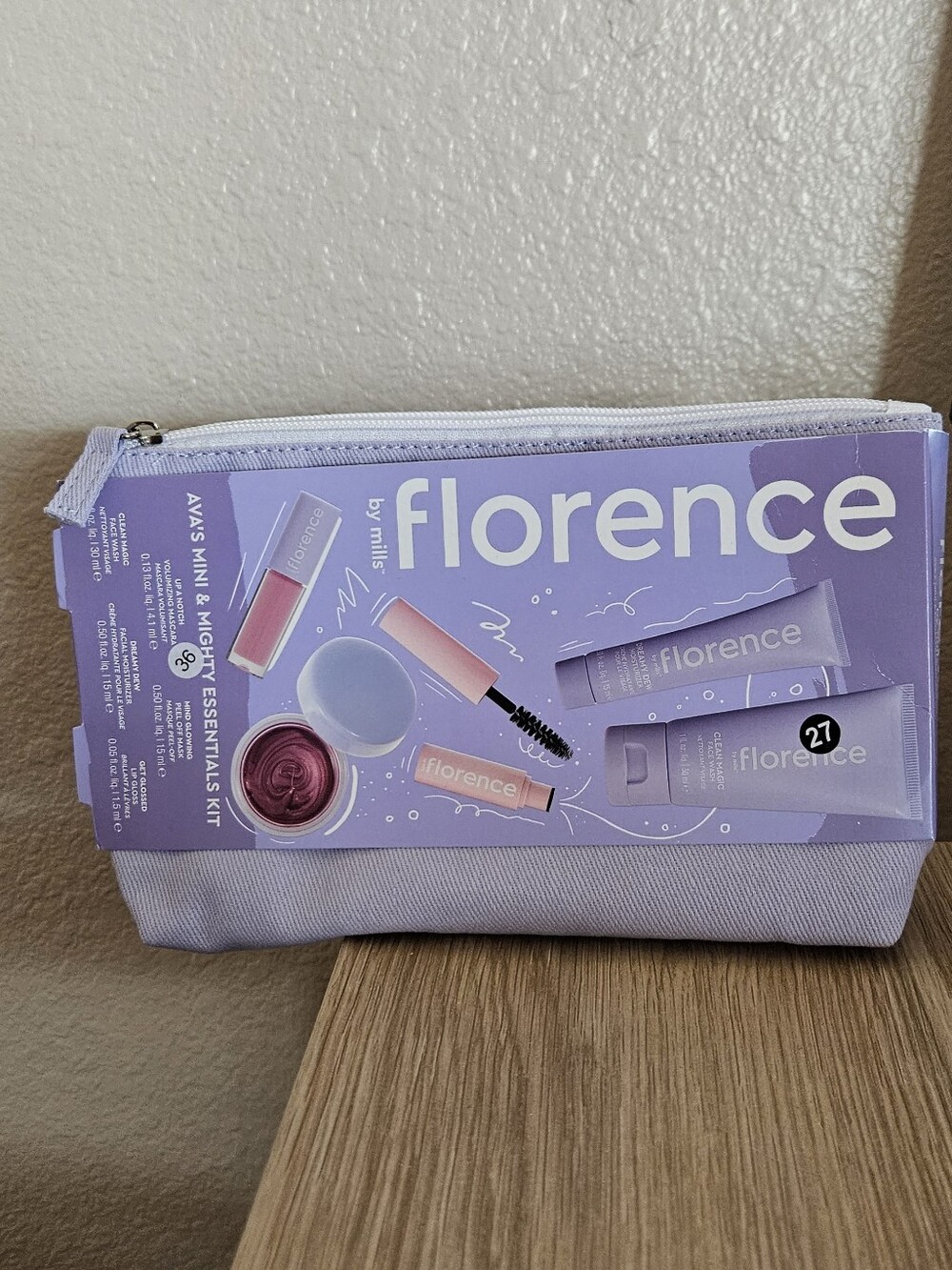 Florence by Mills Makeup Kit Pouch - Lavender